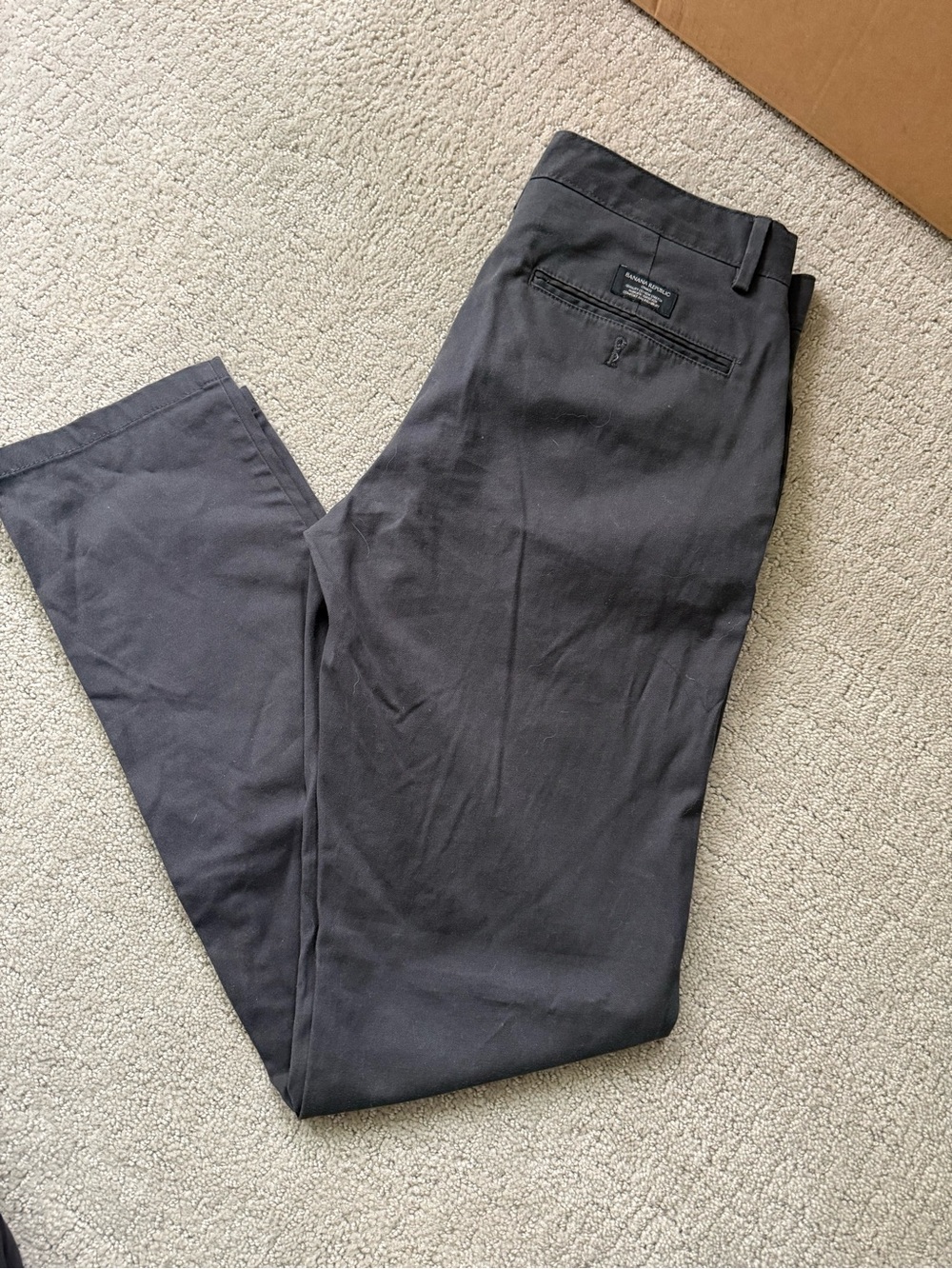 Banana Republic Men's Chino Pants - Charcoal gray